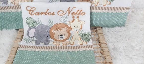 Kit Fraldas Personalizadas Safari