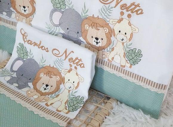 Kit Fraldas Personalizadas Safari
