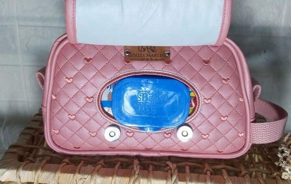 Necessaire Porta Fraldas Lenço Pomada Luxo Bebê
