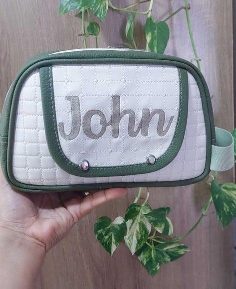 Necessaire Porta Fraldas Lenço Pomada Luxo Bebê