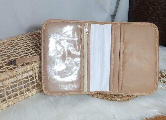 Porta Documentos do Bebê Capa Caderneta de Vacinação Boneca