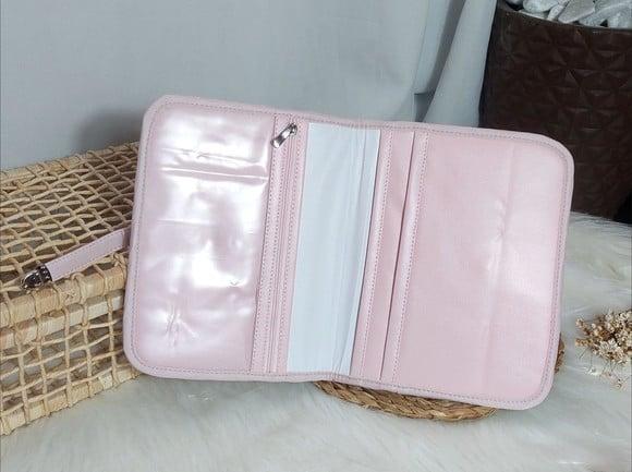 Porta Documentos do Bebê Capa Caderneta de Vacinação Ursinha