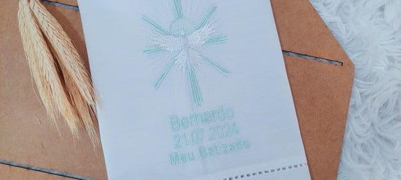 Toalha Batizado Divino Espírito Santo