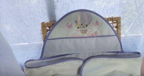 Toalha com Capuz Floral Delicado