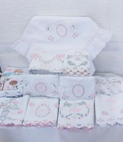 Enxoval Bebê Luxo Floral Delicado