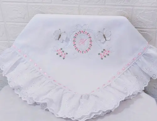 Enxoval Bebê Luxo Floral Delicado