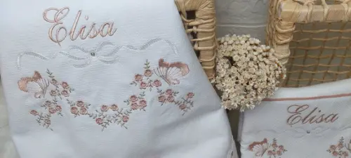 Enxoval Bebê Luxo Floral Rosé Delicado Premium