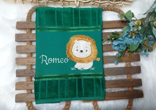 Kit 4 Toalhas de Lavabo Escolar Boca Personalizada