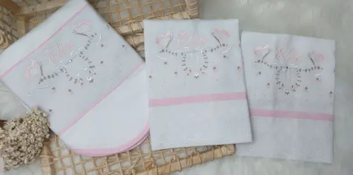 Kit Enxoval Personalizado Bebê Luxo