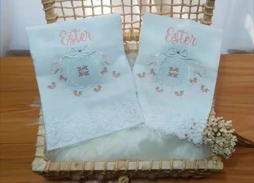 Kit Fraldas com Renda Voil Macias e Delicadas Linha Premium