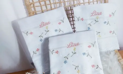 Kit Fraldas com Renda Voil Macias e Delicadas Linha Premium