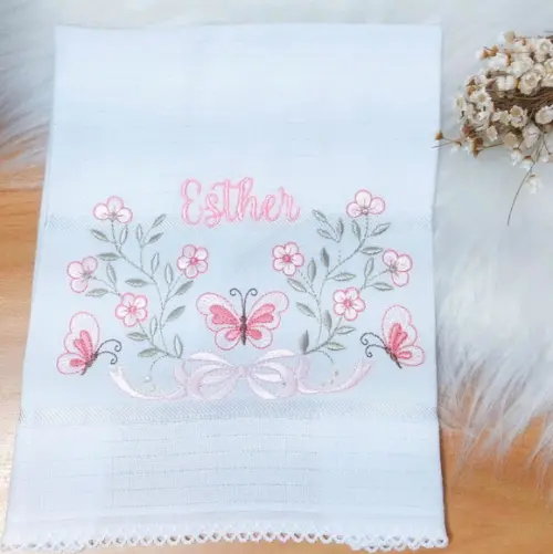 Kit Fraldas Floral Bebê Barra Recortada e Dia a Dia Premium