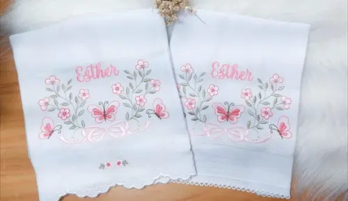 Kit Fraldas Floral Bebê Barra Recortada e Dia a Dia Premium