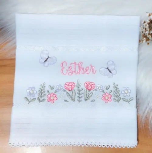 Kit Fraldas Floral Bebê Barra Recortada e Dia a Dia Premium