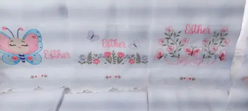 Kit Fraldas Floral Bebê Barra Recortada e Linha Premium