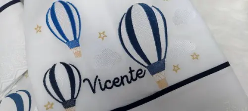 Kit Fraldas Personalizadas Balão Luxo