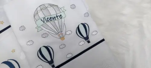 Kit Fraldas Personalizadas Balão Luxo