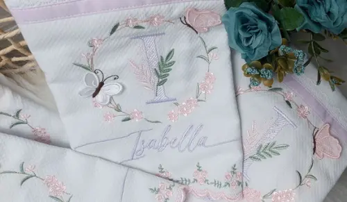 Kit Fraldas Personalizadas Barra Recortada 5 Peças