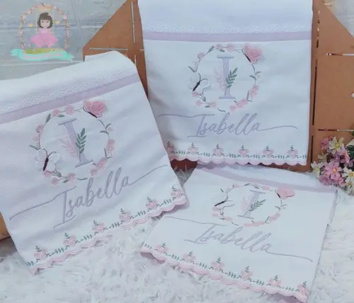 Kit Fraldas Personalizadas Barra Recortada Linha Premium