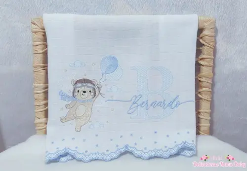 Kit Fraldas Personalizadas Barra Recortada Linha Premium
