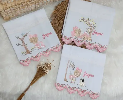 Kit Fraldas Personalizadas Barra Recortada Linha Premium