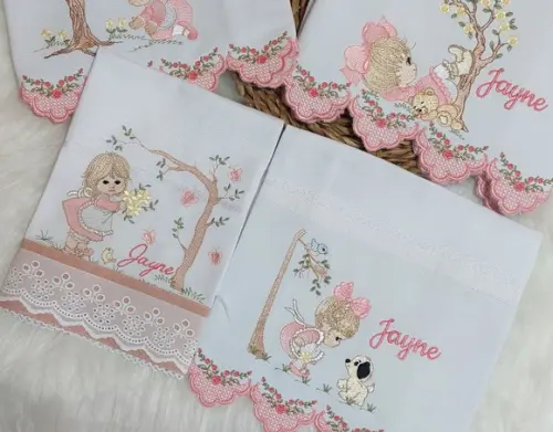 Kit Fraldas Personalizadas Barra Recortada Linha Premium