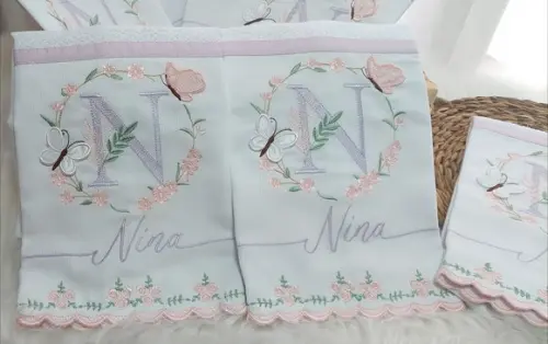 Kit Fraldas Personalizadas Barra Recortada Linha Premium