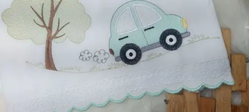 Kit Fraldas Personalizadas Carrinho Menino Delicado