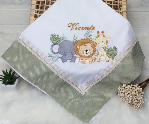 Kit Fraldas Personalizadas Cremer Luxo Safari