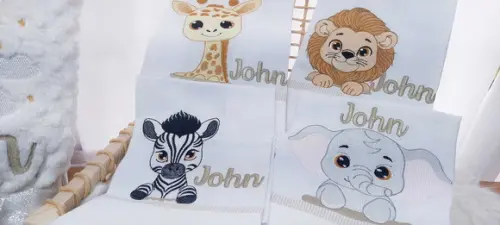 Kit Fraldas Personalizadas Luxo Linha Premium Safari