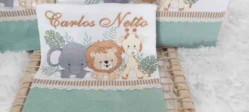 Kit Fraldas Personalizadas Safari