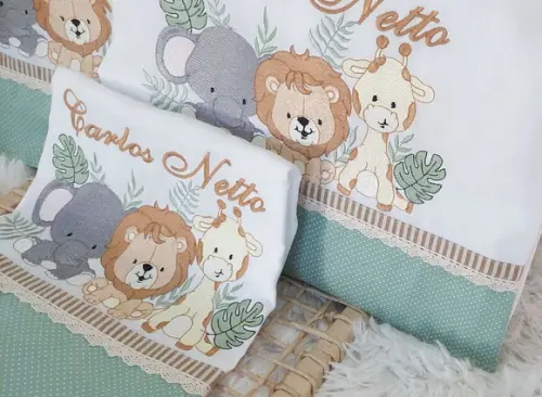 Kit Fraldas Personalizadas Safari