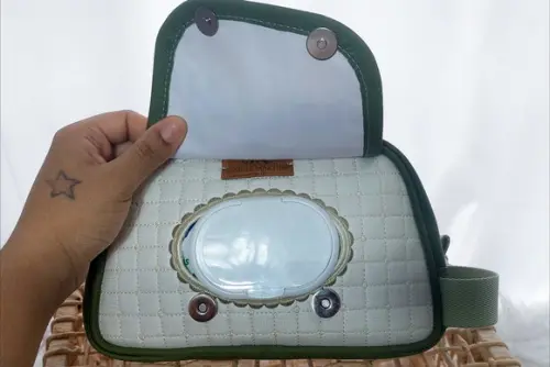 Kit Necessaire e Porta Documentos Luxo Bebê Leão Safari Luxo