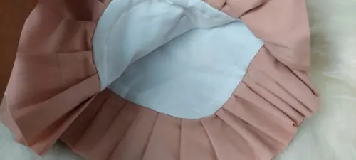 Manta Piquet Babados Floral Rosé Luxo