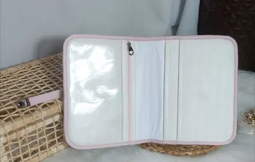 Porta Documentos do Bebê Capa Caderneta de Vacinação Floral