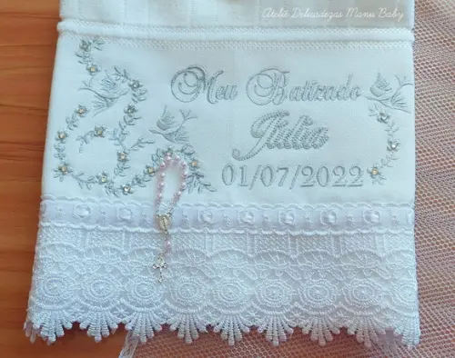 Toalha Batizado Ramos Espírito Santo