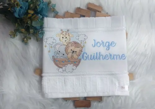Toalha de Lavabo Boca Safari Personalizada