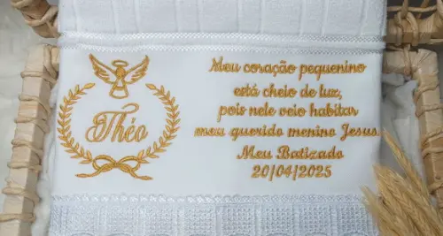 Toalha para Batizado Espírito Santo