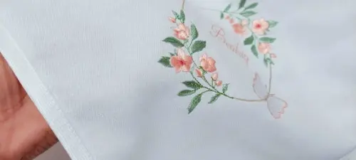 Cueiro Flanelado Floral