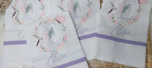 Enxoval Bebê Luxo Floral Delicado Premium