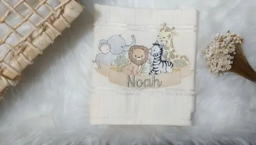 Kit 3 Toalhinhas Escolar Boca Personalizada