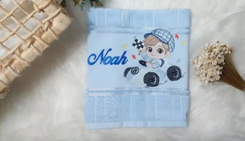 Kit 3 Toalhinhas Escolar Boca Personalizada
