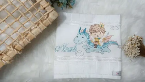 Kit 3 Toalhinhas Escolar Boca Personalizada