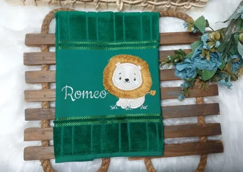 Kit 4 Toalhas de Lavabo Escolar Boca Personalizada