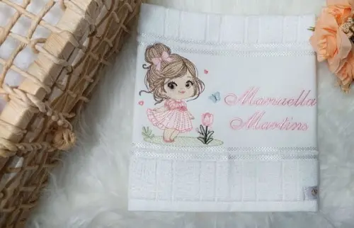 Kit 5 Toalhinhas Escolar Boca Personalizada