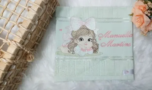 Kit 5 Toalhinhas Escolar Boca Personalizada