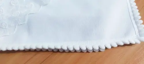 Kit Enxoval Bebê com Manta Pompom Mabber e Fraldas Voil Luxo
