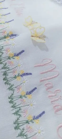 Kit Enxoval Personalizado Luxo Lavanda Delicado Floral
