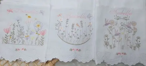 Kit Fraldas Bebê Barra Recortada e Linha Premium Floral