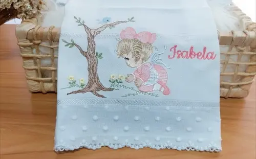 Kit Fraldas com Renda Delicada Menina Bonecas Luxo